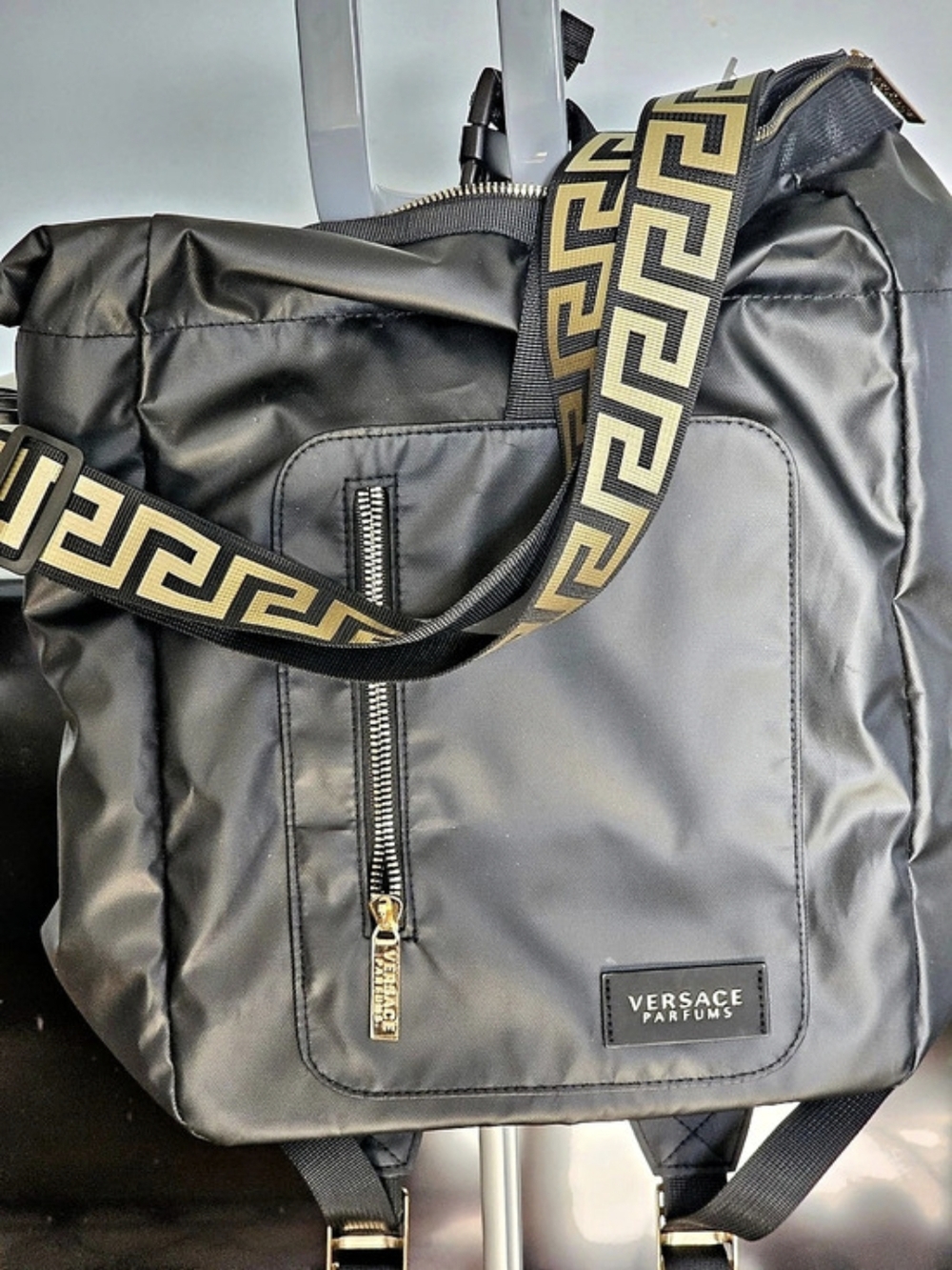 ❗️VERSACE Convertible Rider Backpack , Shoulder Tote / Backpack NWOT ❗️